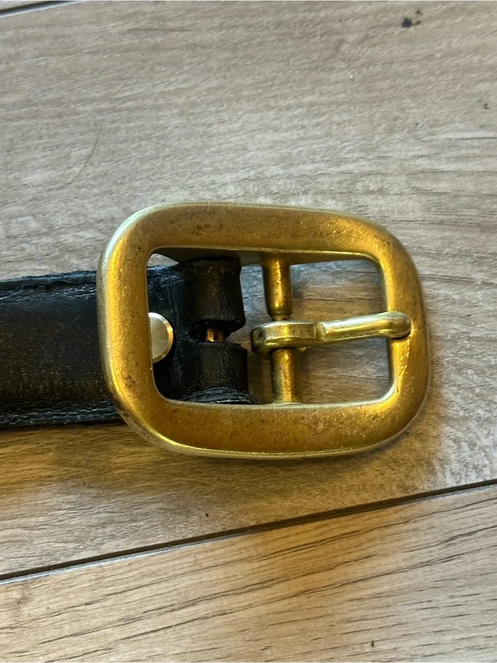Dunhill Belt in Leather and Brass